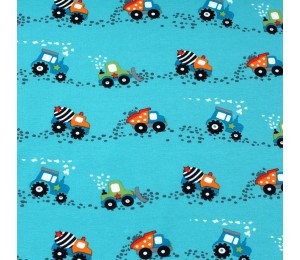 Biojersey Janeas Baustelle blue curacao